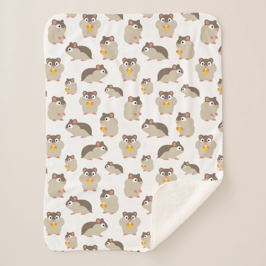 Hamster Sherpa Deken (Voorkant)