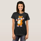 Hamster Singer Microfoon Muziek T-shirt (Voorkant volledig)