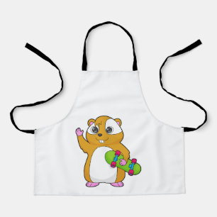Hamster Skater Skateboard Schort