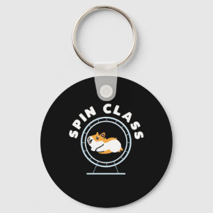 Hamster Spin Class Sleutelhanger