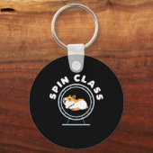 Hamster Spin Class Sleutelhanger (Voorkant)