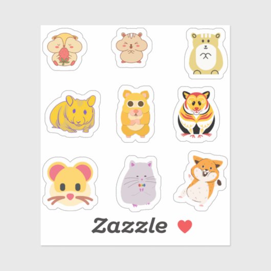 Hamster Stickers (Vel)