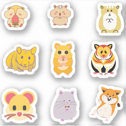 Hamster Stickers (Voorkant)