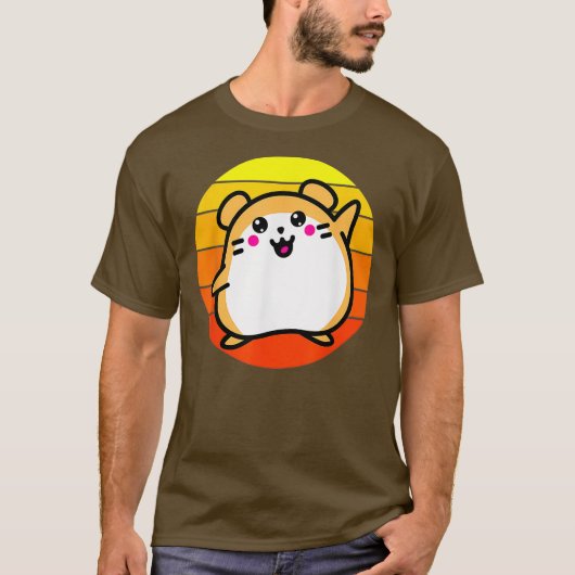 Hamster sunset t-shirt (Voorkant)
