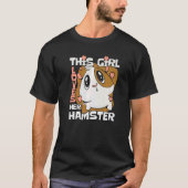 Hamster Syrische Hamster Dwarf Hamster Gril T-shirt (Voorkant)