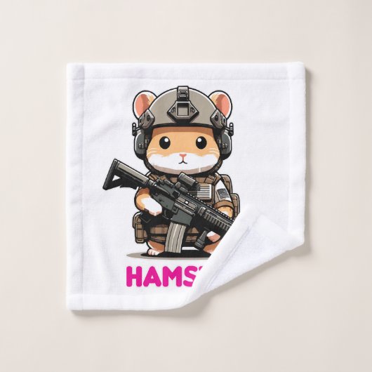 Hamster tactique (Gant de toilette)