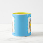 hamster tweekleurige koffiemok (Center)