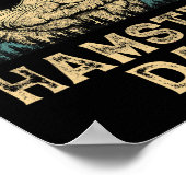  Hamster Vader Hamster Liefhebbers Papa Vader#39 Poster (Hoek)