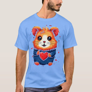 Hamster Valentijnsdag T-shirt