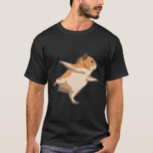 Hamster van Yoga Stretching Legs T-shirt