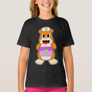 Hamster Verpleegkundige Box T-shirt