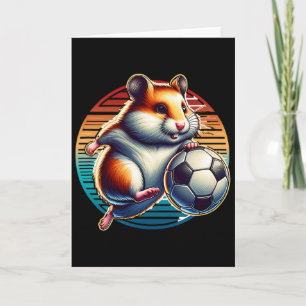 Hamster Voetbalspeler Cool Byll Kampioen Kids  Kaart