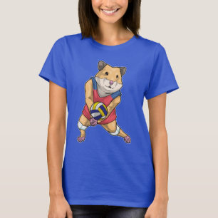 Hamster Volleybal speler Volleybal T-shirt