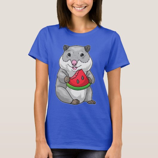 Hamster Watermelon T-shirt (Voorkant)