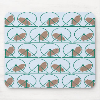 Hamster Wheel Mousepad Muismat