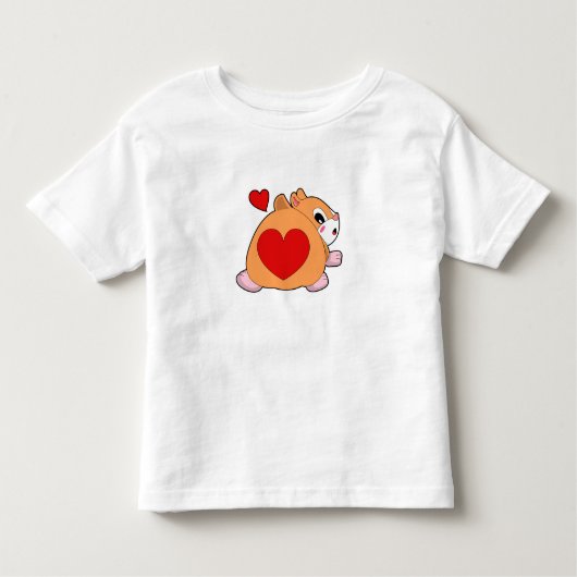 Hamster with Heart Kinder Shirts (Voorkant)