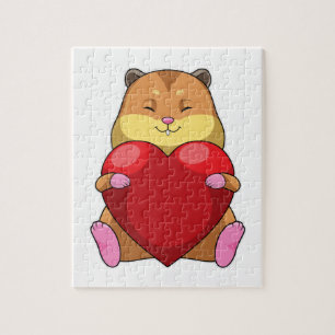 Hamster with Heart Legpuzzel