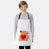 Hamster with Heart Schort (Gedragen)