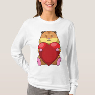 Hamster with Heart T-shirt