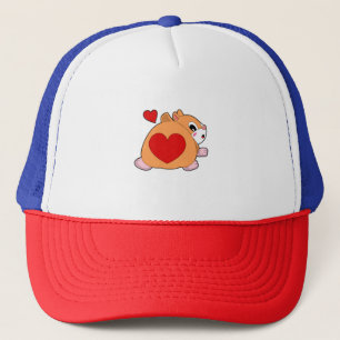 Hamster with Heart Trucker Pet