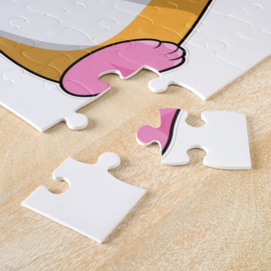 Hamster with Strawberry Legpuzzel (Zijkant)