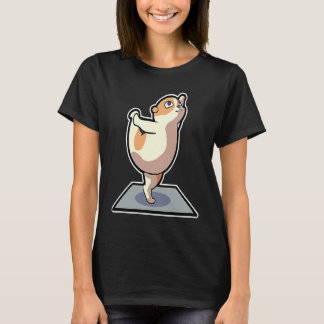 Hamster Yoga Oefeningen Sport Turnen Ohm Hartslag  T-shirt