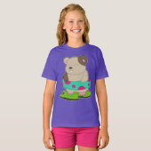 Hamster Zwemmen Reddingsboei T-shirt (Voorkant volledig)
