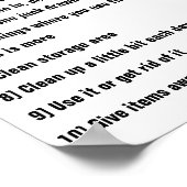 HAMSTERAARS TIEN GEBODEN POSTER (Hoek)