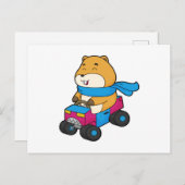 Hamsterauto Briefkaart (Voorkant / Achterkant)