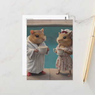 Hamsterochtend bij het Zwembad Briefkaart