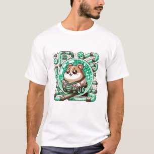 Hamsterpiloten zijn futuristisch t-shirt