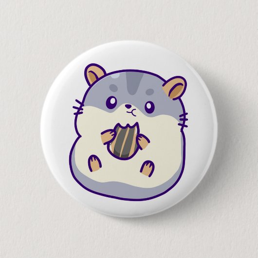 Hamsterpin Ronde Button 5,7 Cm (Voorkant)