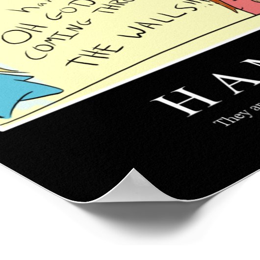 HAMSTERS affiche inspirante (Coin)