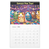 Hamsters ayant un calendrier amusant (Jan 2026)
