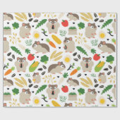 Hamsters en hun behandelingen cadeaupapier (Vlak)