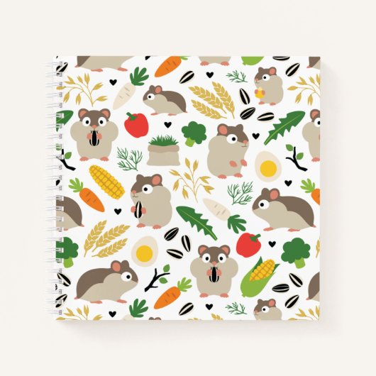 Hamsters en hun behandelingen notitieboek (Voorkant)