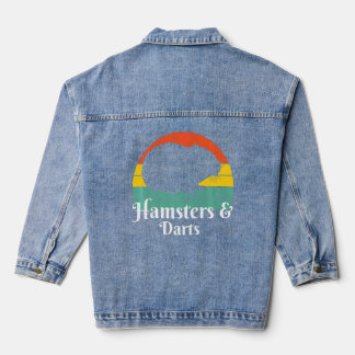 Hamsters en kunstwerken denim jacket