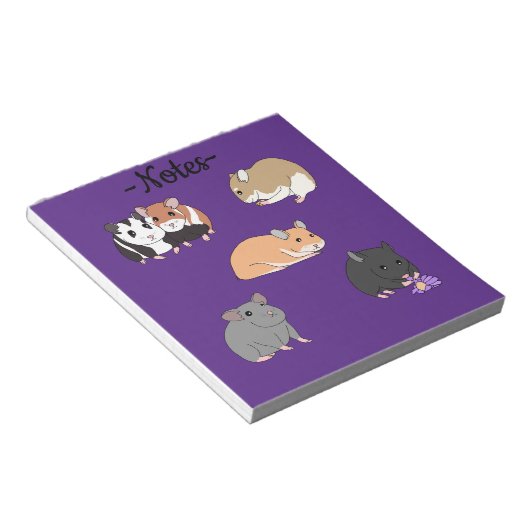 Hamsters notitieblok (Schuin)