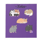 Hamsters notitieblok (Voorkant)