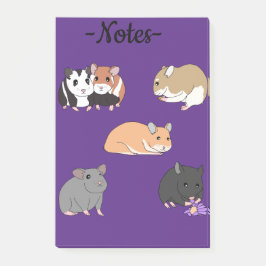 Hamsters post-it® notes