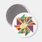 Hamsters Rock Magneet (Voorkant / Achterkant)