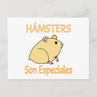 Hamsters Son Especiales Briefkaart