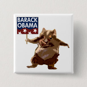 Hamsters voor Barack Obama Button