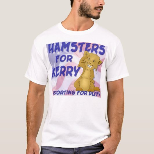 Hamsters voor Kerry too T-shirt (Voorkant)