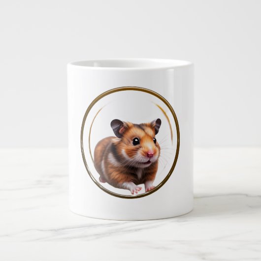 Hamster's Wheel Goede Tijd Extra Grote Beker (Voorkant)