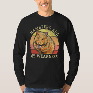 Hamsters zijn mijn zwakheid t-shirt