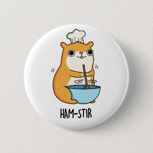 Hamstir Grappige Hamster Pun Ronde Button 5,7 Cm