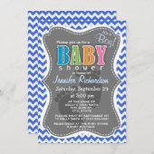 Han Blue Chevron Stripes Kaart (Voorkant / Achterkant)