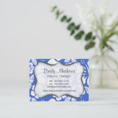 Han Blue Hawaiian Tropical Hibiscus Visitekaartje (Staand voorkant)