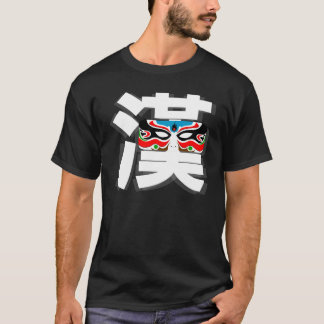 "HAN" - een afkorting voor Chinees in donker shirt
